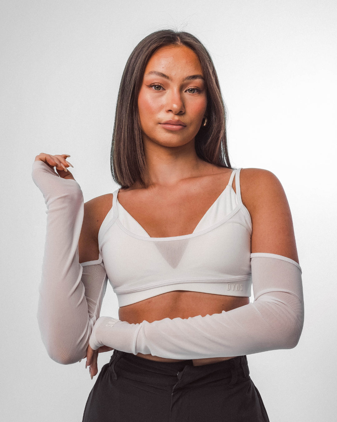 2 X LARGE - Aura - Triangle Bralette - White