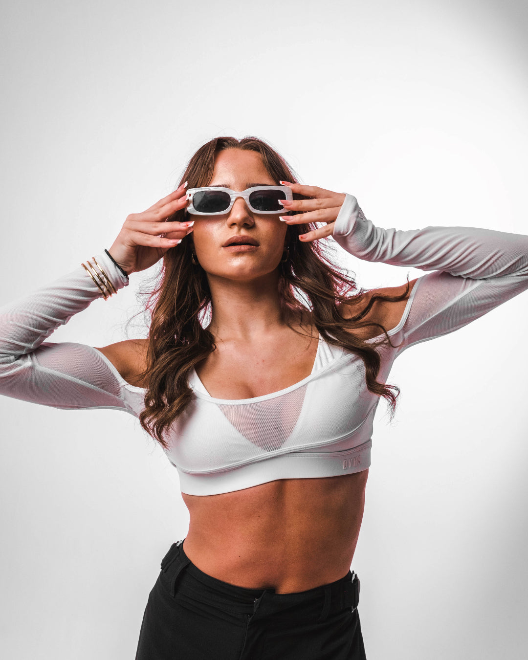 2 X LARGE - Aura - Triangle Bralette - White