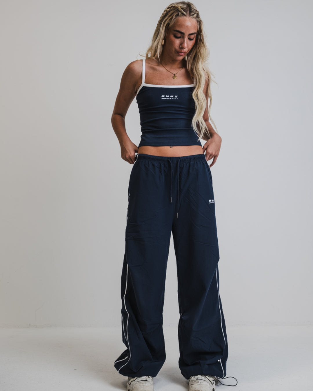 BLISS TRACK PANTS - NAVY