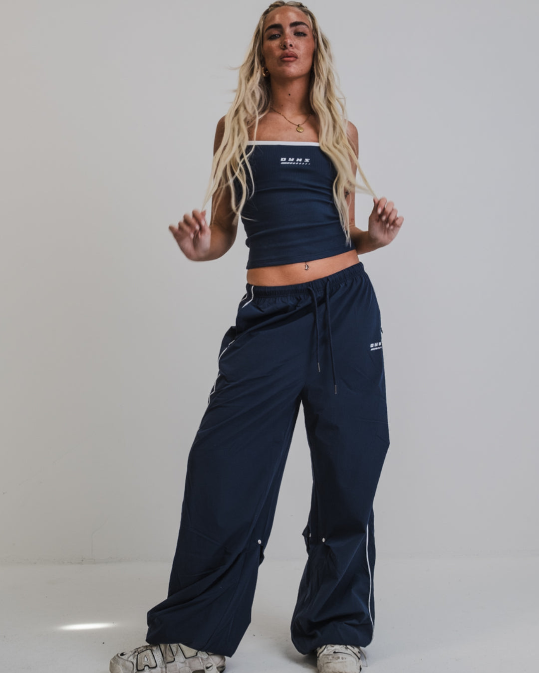 BLISS TRACK PANTS - NAVY