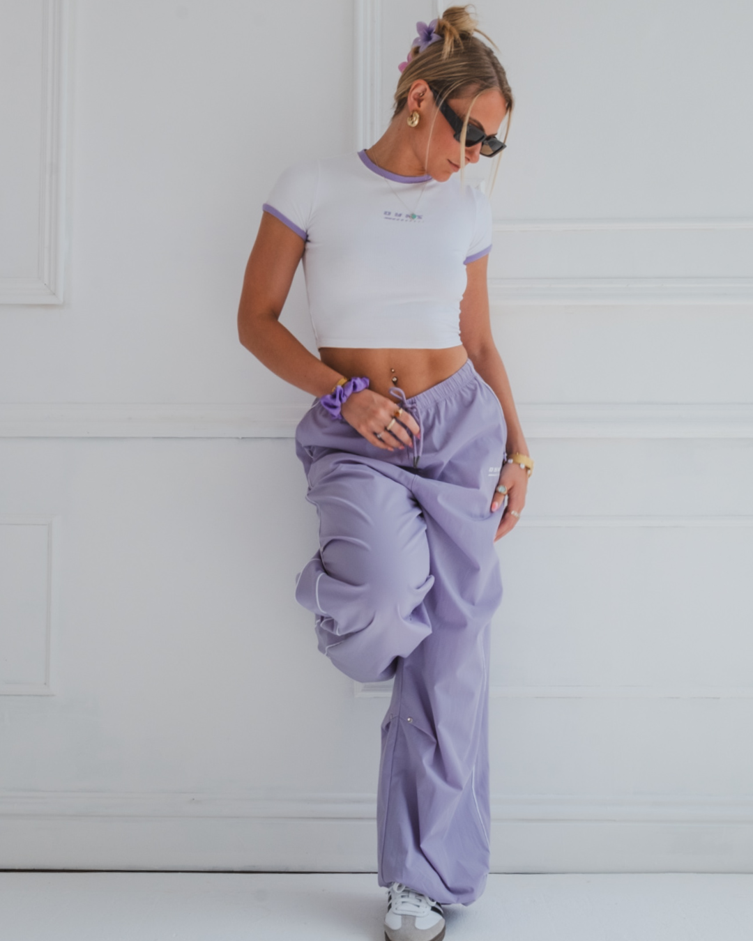 Bliss Cap Sleeve Tee - Violet